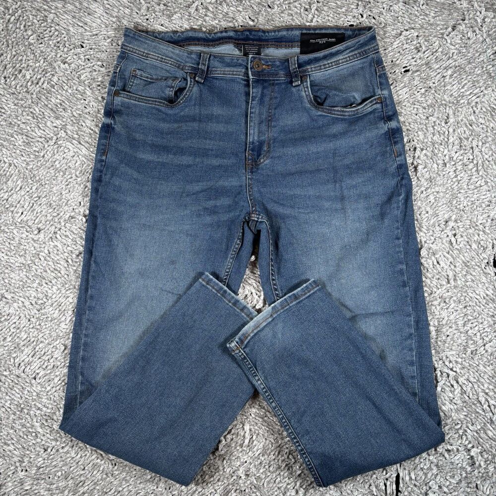 The Perfect Jean NYC SLIM THICK Men’s Size 33X30 Denim Blue Preppy Stretch Work